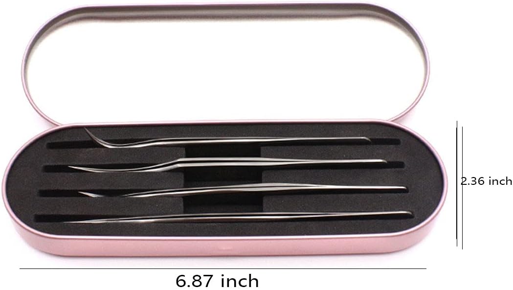 1 Pcs Professional Tweezers Storage Case