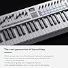 Novation Launchkey 49 White [MK4] – 49 Semi-Weighted Key, USB, MIDI Keyboard Controller with DAW Integration. Chord & Scale Modes, 16 Drum Pads, Arpeggiator, & Includes Music Creation Software Bundle #2