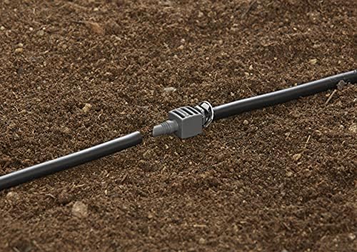Gardena Micro-Drip system łącznik 4,6 mm (3/16"): Łącznik z tworzywa sztucznego do przedłużania rury rozdzielczej systemu Micro-Drip (8337-20)