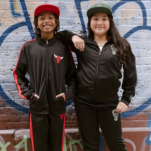 Image of Ultra Game Youth NBA Official Super Soft Full Zip Active Track Jacket and Pants Set