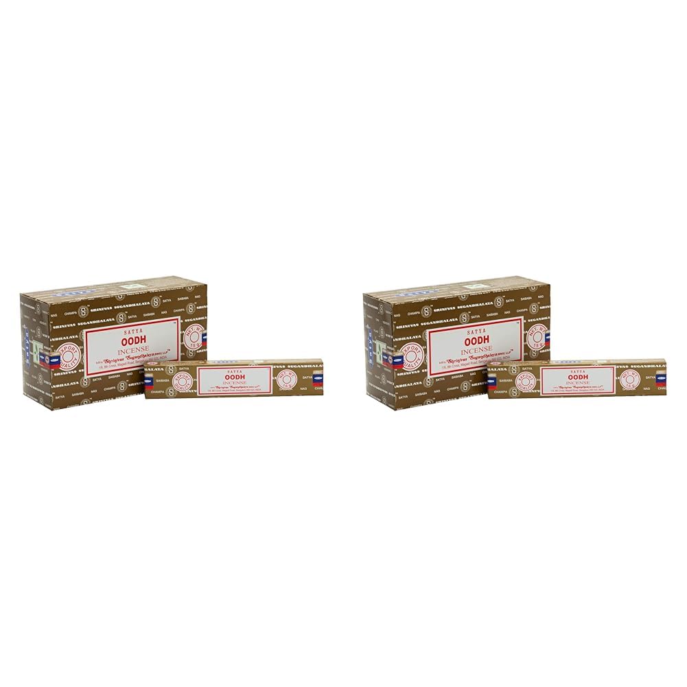 Satya Oodh Incense 12 x15g (Pack of 2)