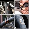 Kit de RéParation Pneus de véLo - Kits de réparation, 24 de Vulcanisation Rustine, pour rustine véLo Chambre a air, VTT, Pneu Moto, Les vélos de Route et de Montagne et Caoutchouc Gonflable (Black-4) #1
