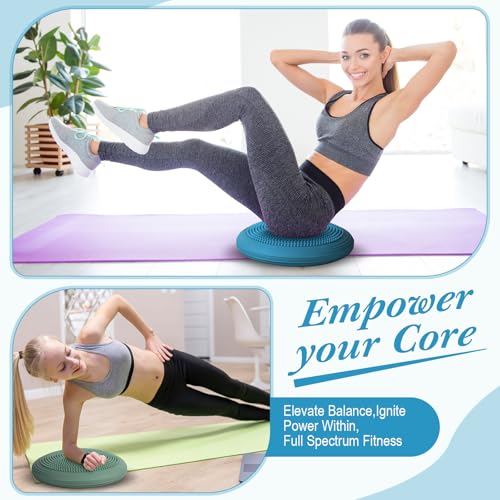 Image of Libima 2 Pcs Wobble Cushion Wiggle Seat Flexible Sensory Seating Balance Disc Board for Men Women Physical Exercise Improving Posture Home Office