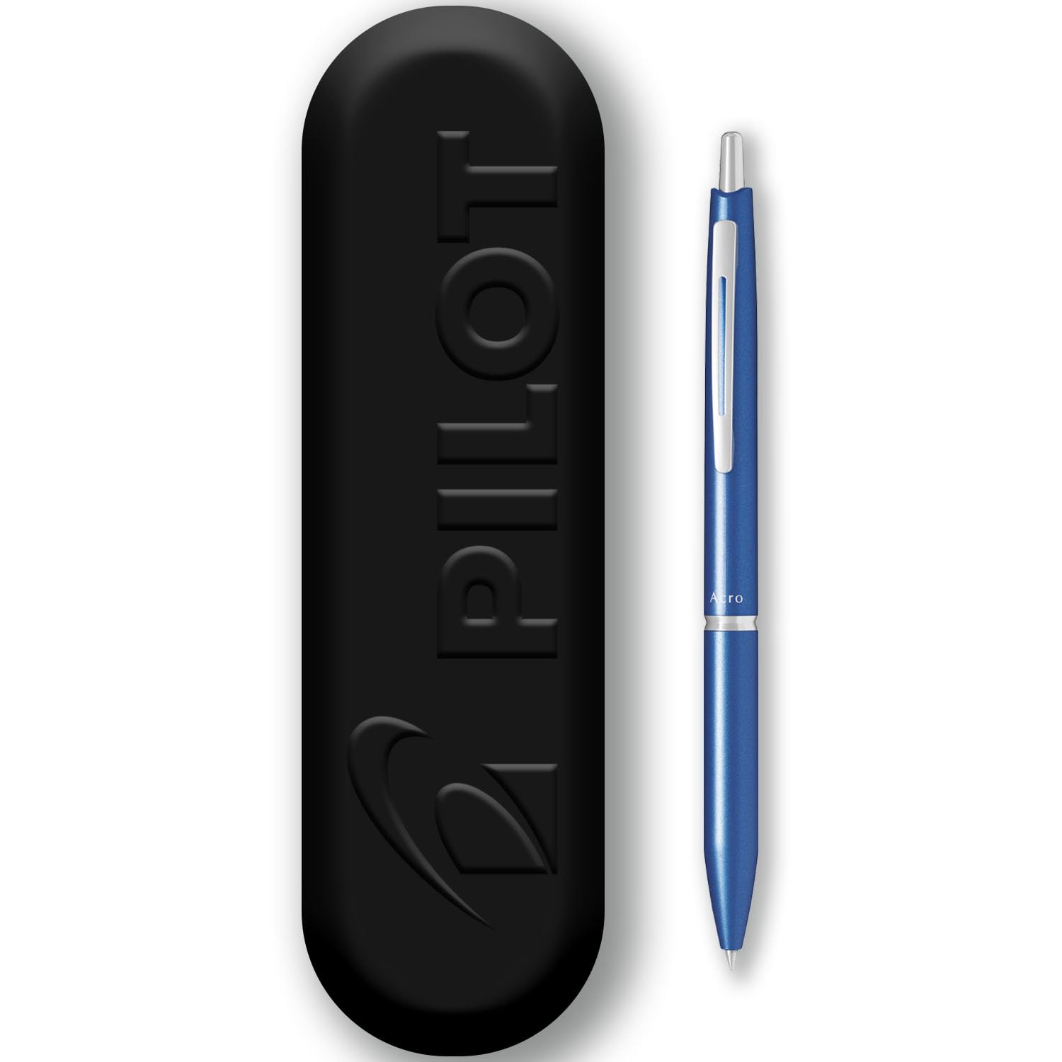 PILOT Acro 1000 Ballpoint Pen, Smooth Ink for Writing Fluidity, Refillable & Retractable, Black Ink, Medium Tip