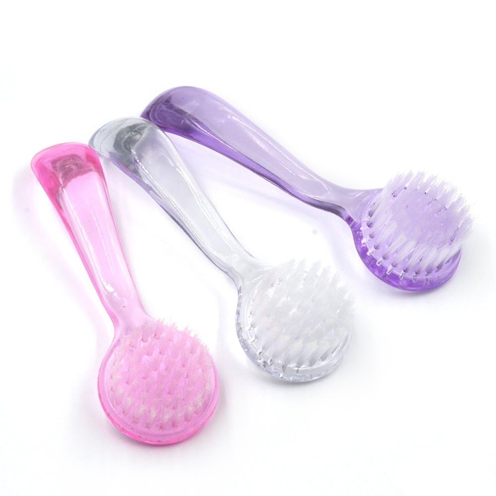 maniglia nail art spazzola di pulizia set manicure unghie e piedi scrubbing Cleaner e vestiti scarpe spazzole 6pcs