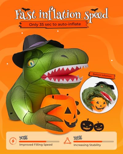 3.44 FT Trunk or Treat Car Decorations Kit with 4 LEDs for Car - image 2