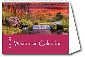 2022 Wisconsin Stand-Up Easel Flip Calendar