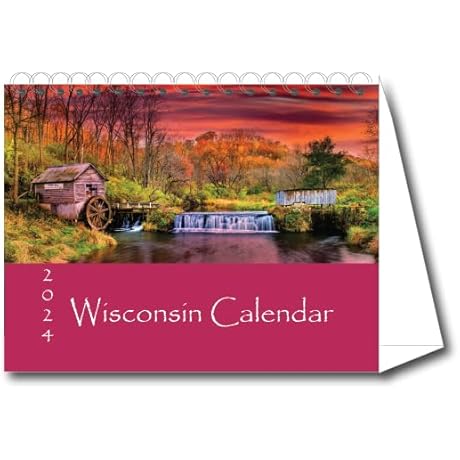 2022 Wisconsin Stand-Up Easel Flip Calendar