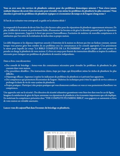 La Bible Complète de la Plomberie: Le Manuel Complet du Bricoleur pour Résoudre les Fuites, les Engo