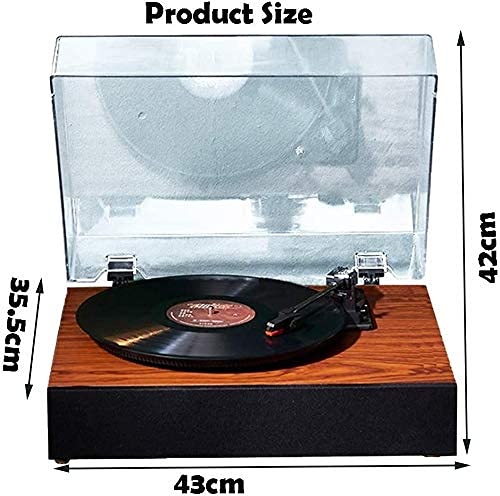 Tourne-Disque phonographe rétro, Tourne-Disque Vinyle, préampli Phono intégré, entraînement par Courroie 3 Vitesses, contrepoids réglable, Tourne-Disque Vinyle - Les Beatles, Paul McCartney, John Lennon, RIngo Starr, George Harrison Tourne-Disque phonographe rétro, Tourne-Disque Vinyle, préampli Phono intégré, entraînement par Courroie 3 Vitesses, contrepoids réglable, Tourne-Disque Vinyle – Image 3