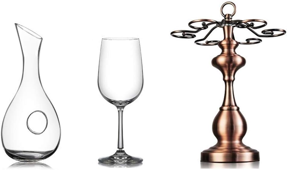 ワインデカンター ファッションクリエイティブ鉛フリークリスタルガラス赤ワインセットホームハイワイングラスワインデカンタワイングラスカップホルダーワインハンドブロー ワインデカンターカーフェー 直営店