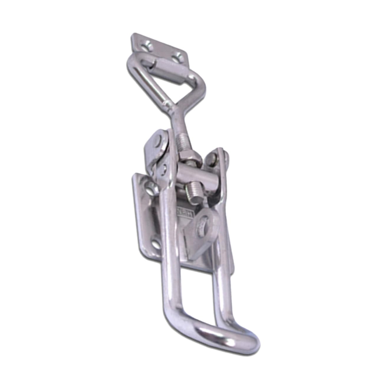 HOUDERCO Adjustable Wire Lock Catch Metal Toggle Clamp Heavy Duty Flush Mount Screw Adjustment Easy to Operate Latch Clamp for Vehicles