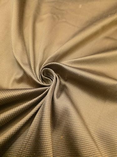 Tissu Jacquard en taffetas de soie or noir haut de gamme pour haute couture