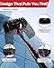Foundgo 24ft Solar Panel Cleaning Brush and Pole, Water Fed Window Cleaning Kit, Water Fed Pole Window Cleaning System, Water Fed Pole Kit, Window Washing Cleaner Equipment Kit with Rotating Brush