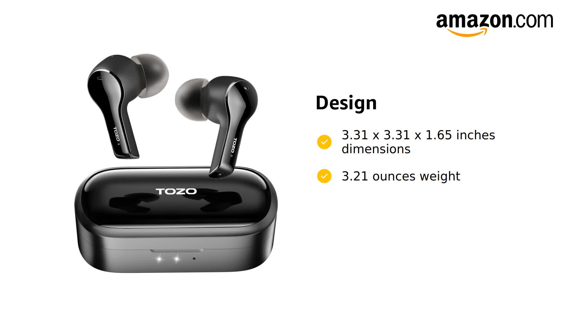 Amazon.com: TOZO T9 True Wireless Earbuds Environmental Noise