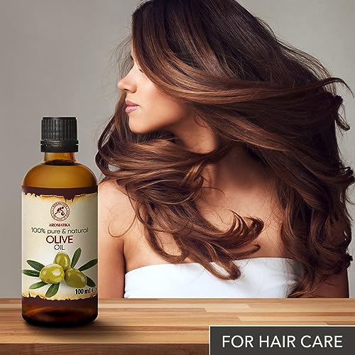 Olivenöl 100 ml - Kaltgepresst - Rein & Natürlich - Basisöl - Pflege Gesicht - Haare - Haut - Nägel - Hände - für Massage - Kosmetik - Körperpflege - Schönheit
