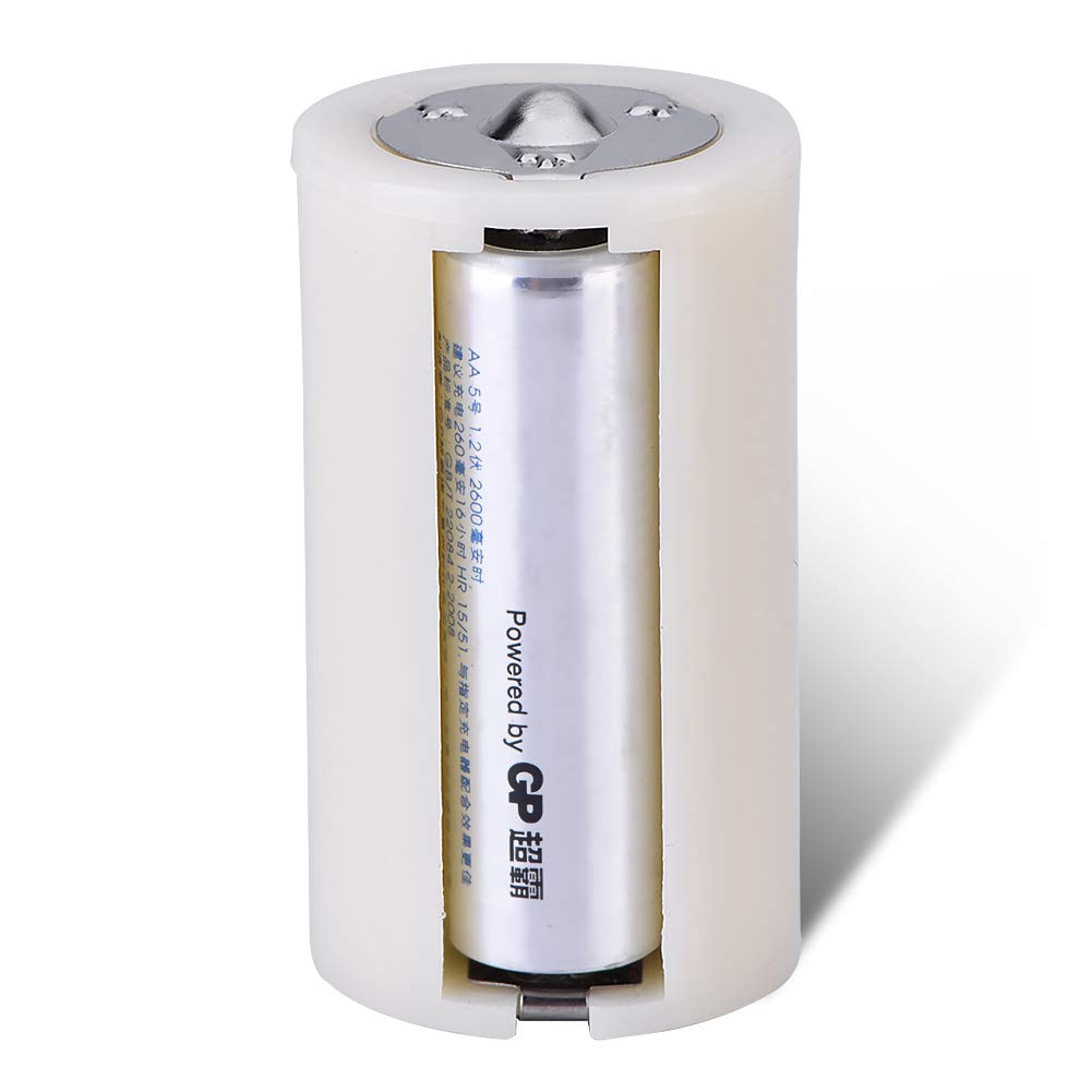 Battery Adapter Converter AA Batteries To Type C And D Size Slot