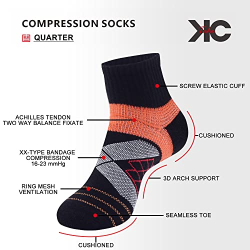 Arch Support Socks - Light Compression Cushioned 4-Pack for Men & Women2