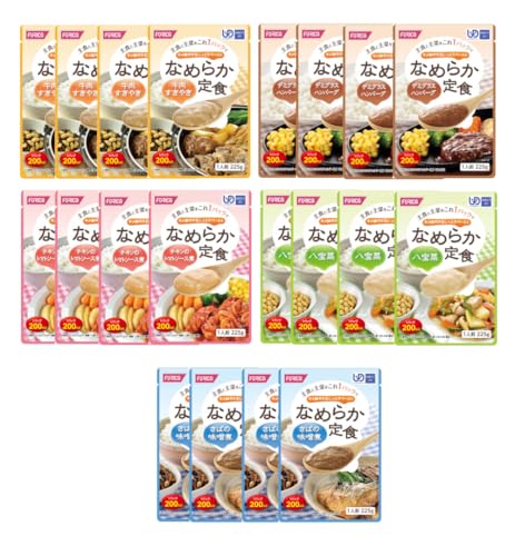 ホリカフーズ なめらか定食 5種 各1ずつ 5個セット