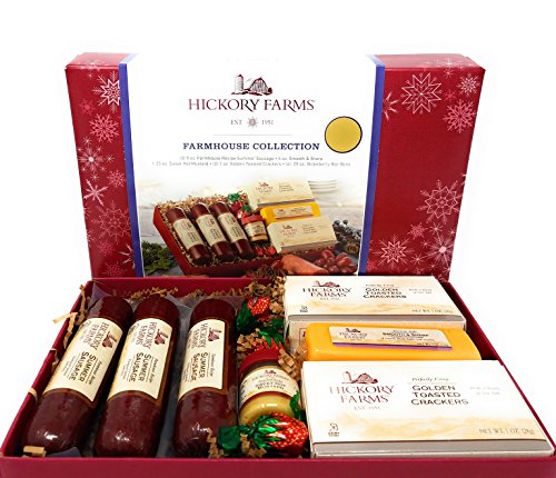 Hickory Farms Sausage and Cheese Holiday Gift Set (Farmhouse Collection 23.25oz)