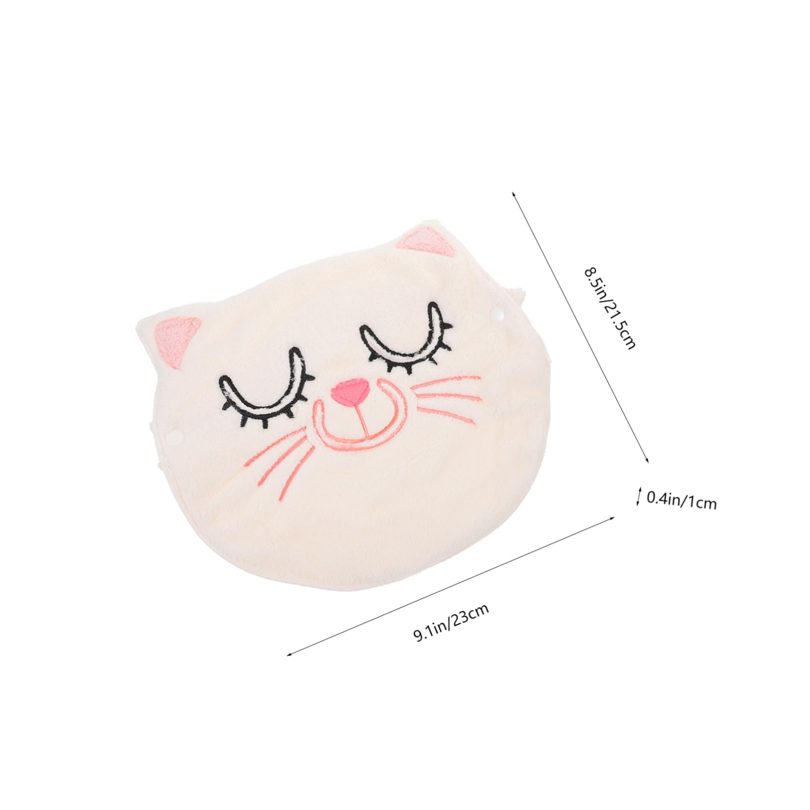 VALICLUD 4 Pezzi Asciugamano di maschera calda facciale microfibra asciugamani scaldasalviette viso asciugamano a comprimere asciugamano a vapore per il viso vello di corallo bianca