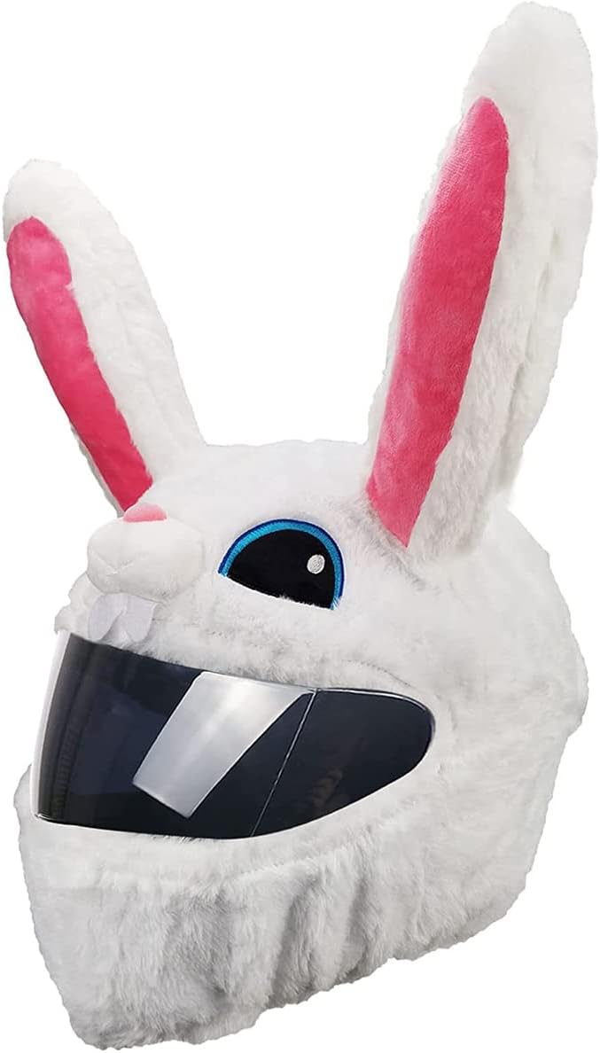 Helmet Plush Cover, Motorcycle Helmet Cover Furry Motorbike Helmet