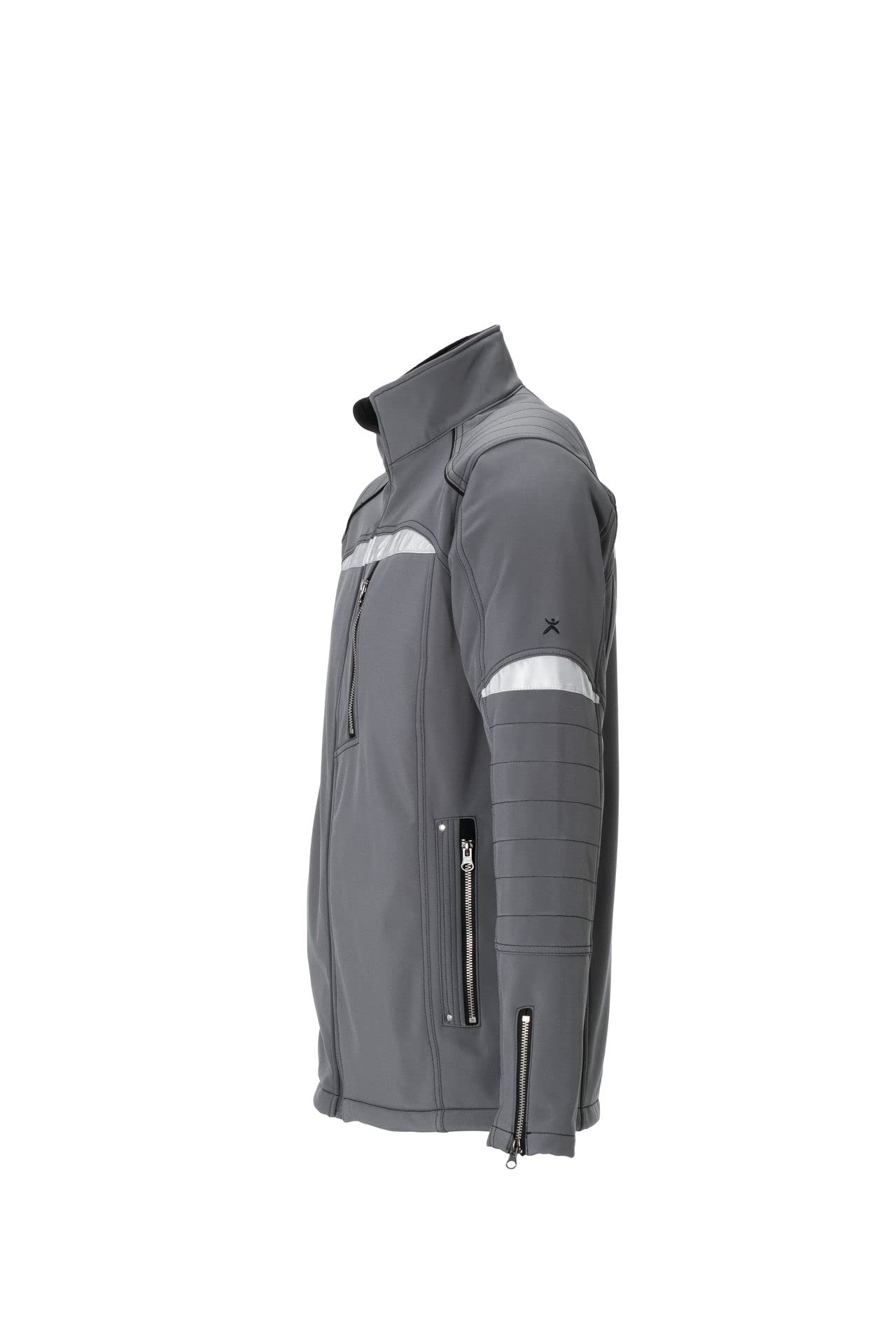 Planam 2951056 DuraWork Softshelljacke, Grau/Schwarz, Größe XL