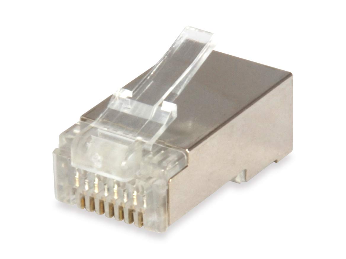 Equip Equipaggia il connettore RJ45 Cat6 100 unità con protezione contro la torsione U. einf