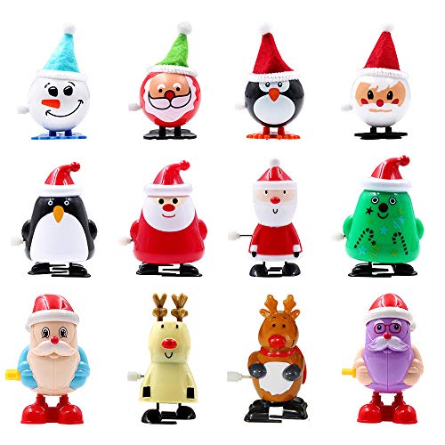 heytech Wind-up Toys 12 Pieces Assorted Toys for Kids Party Favors Gift