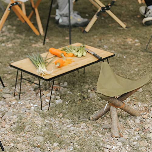 BESPORTBLE Mesa de acampamento dobrável utilitária pequena mesa de cozinha para piquenique ao ar liv