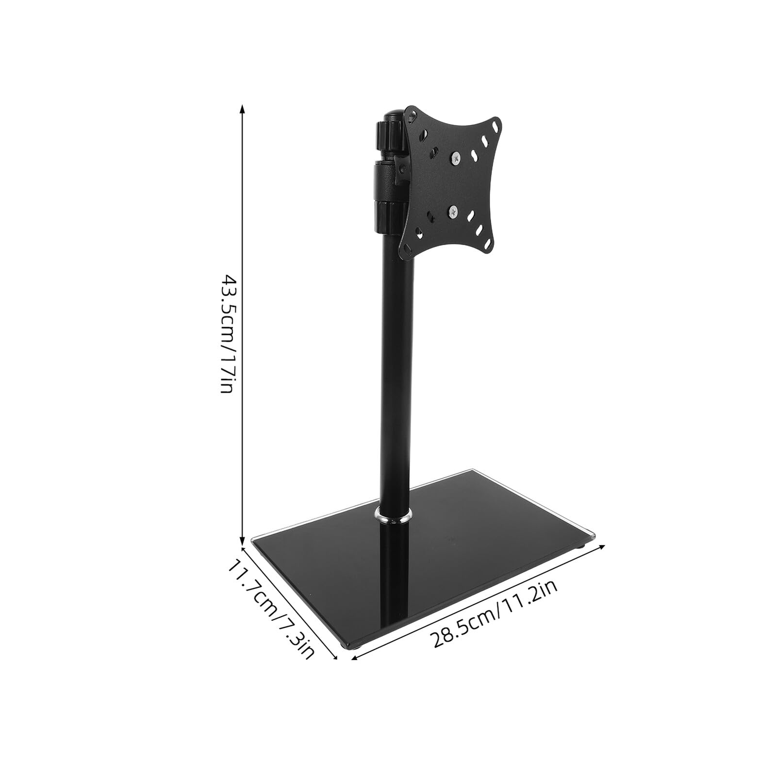 Supporto per Monitor da Scrivania Altezza Regolabile e Montaggio Semplice, Compatibile Schermi Curvi e Piatti, per Computer da Ufficio e Uso Domestico