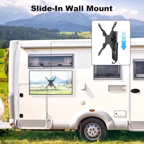 Support TV articulé aluminium PUTORSEN 13-43" : la solution pour écrans amovibles