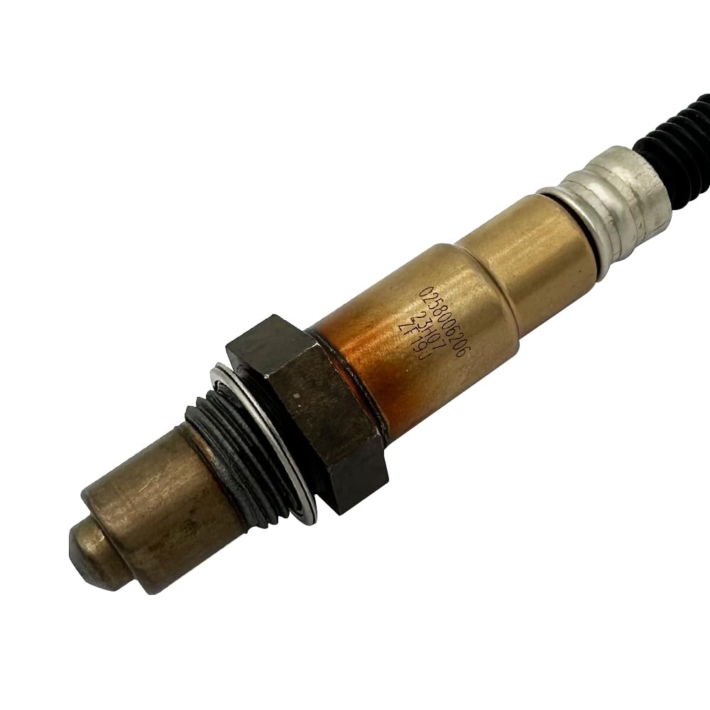 0258006206 Sonda lambda sensore di ossigeno adatto per ALFA ROMEO 147 166 GIULIETTA GT GTV SPIDER Mito adatto per Fiat 500 500c BRAVA BRAVO DOBLO FIORINO PUNTO PANDA PALIO IDEA LINEA 1.2 1.4