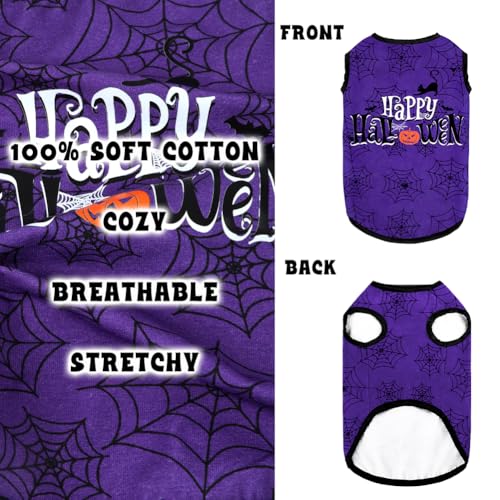 Camiseta de algodón para perro Halloween tamaño L miniatura 6