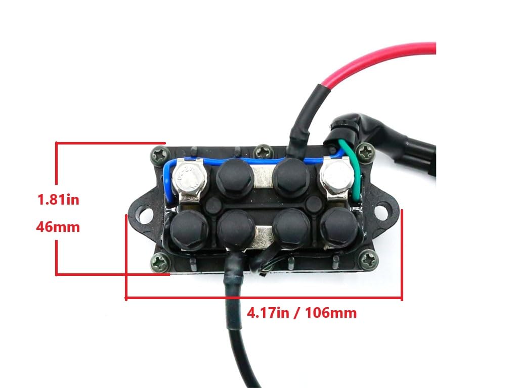 Trim Tilt Relay Solenoid for Yamaha Outboard 115HP F115TLR 68V-8195B-01-00 68V-81950-01-00