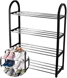 Sapateira Prateleira Organizadora de Sapatos – Estante para Calçados, Organizador Multiuso - Compacta e Resistente, Fácil Montagem - Ideal para Quarto, Closet e Corredor - Shop100