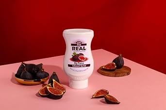 Real Infused Exotics Fig Puree Syrup, 16.9 fl oz Bottle, 2 Pack