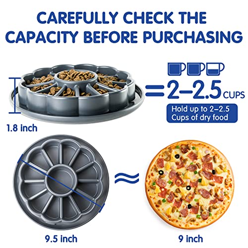 Slow Feeder Dog Bowls, Anti-Choking Dog Slow Feeder For Large Breed, Medium And Small Breed, Slow Eating Bowl For Dry Wet Food, Anti-Gulping Slow Feeding Bowl #TOP1