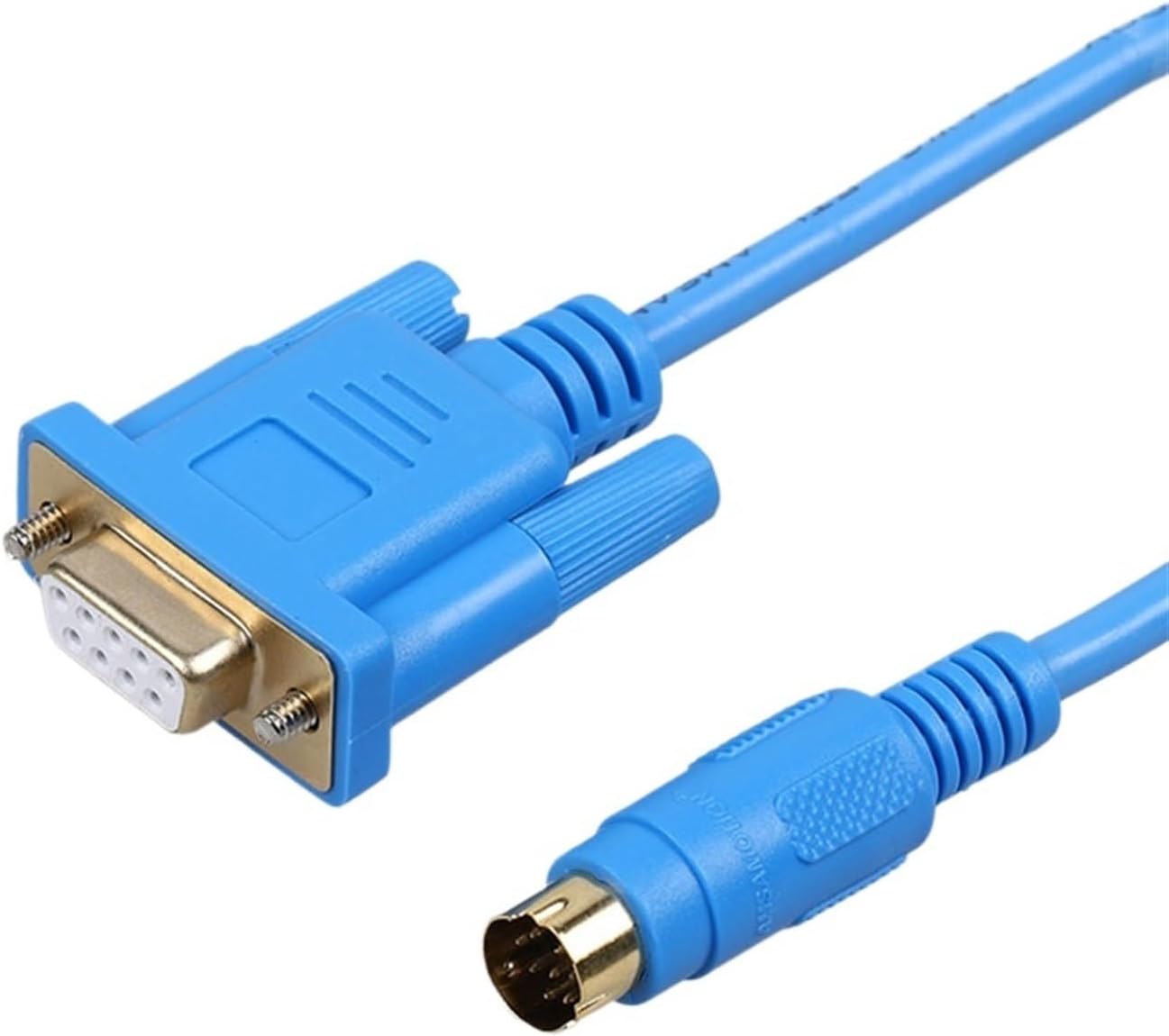 TK6070-DVP Cable for TK6070 Touch Panel HMI Human Machine Interface DVP PLC Communication TK6070 to DVP TK6070-XC, 3m, Gold Plated Version