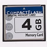 FengShengDa 4GB Compact Flash Memory Card Speed Up To 50MB/s, Frustration-Free Packaging- SDCFHS-4G-AFFP (4G)
