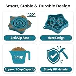 Pet Slow Feeder Bowl for Small Dogs, Puzzle Feeder for Petite Dogs, Anti-Choking, Slow Eating, 350ML Capacity, BPA-Free, Small Size - Image 5