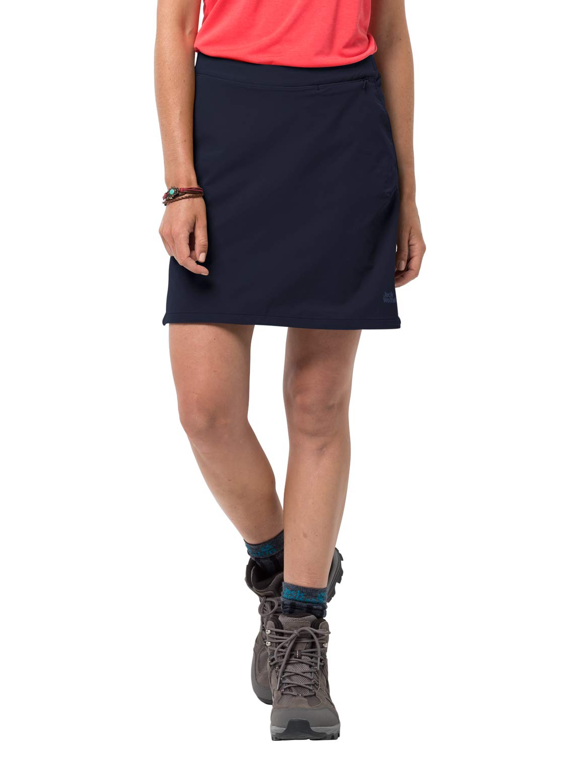 Jack Wolfskin Womens Hilltop Trail Skort W, Midnight Blue, M Reg