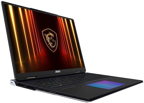 MSI Titan 18 HX AI A2XWJG 18 UHD+ Mini LED 120Hz, Gaming Laptop Computer - Core Black, Intel Core Ultra 9 285HX 2.1GHz; NVIDIA GeForce RXT 5090 GPU 24GB GDDR7; 64GB DDR5 RAM; 2 x 2TB NVMe SSD