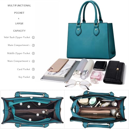 Image of CHICAROUSAL Crossbody Purses and Handbags for Women PU Leather Tote Top Handle Satchel Shoulder Bags