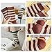 5/10 Pairs Retro Style Colorful Striped Socks, Cute Athletic Crew socks for Women (5 Pairs-Set A)