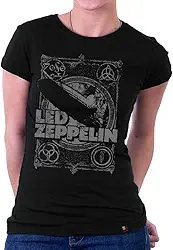 Camiseta Feminina Babylook Led Zeppelin