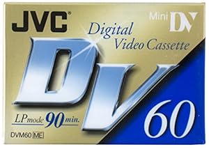 JVC DVM60ME MiniDV Kassette – 3er Pack