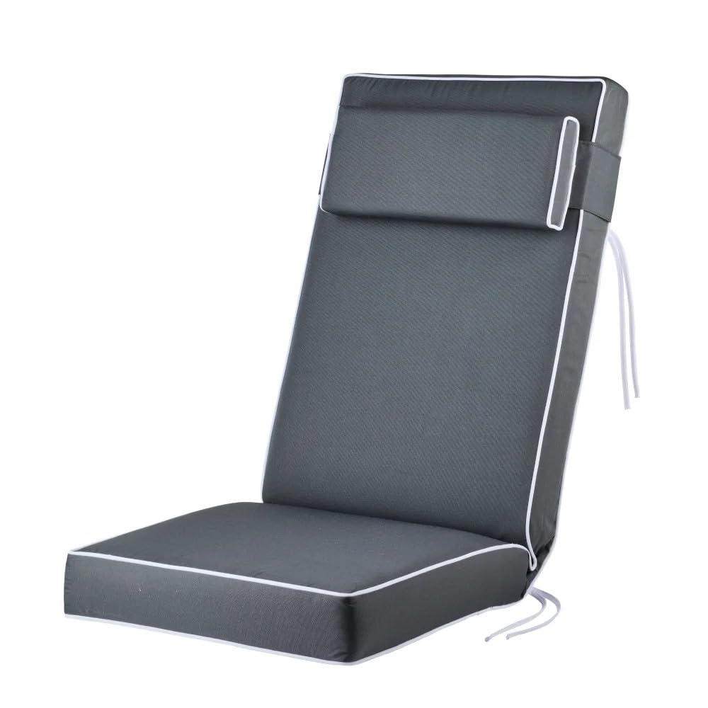 Alfresia Recliner Chair Cushions, Luxury Replacement Seat and Back Cushions for Recliner Chairs, Compatible Recliner Garden Chair (Cushions Only)