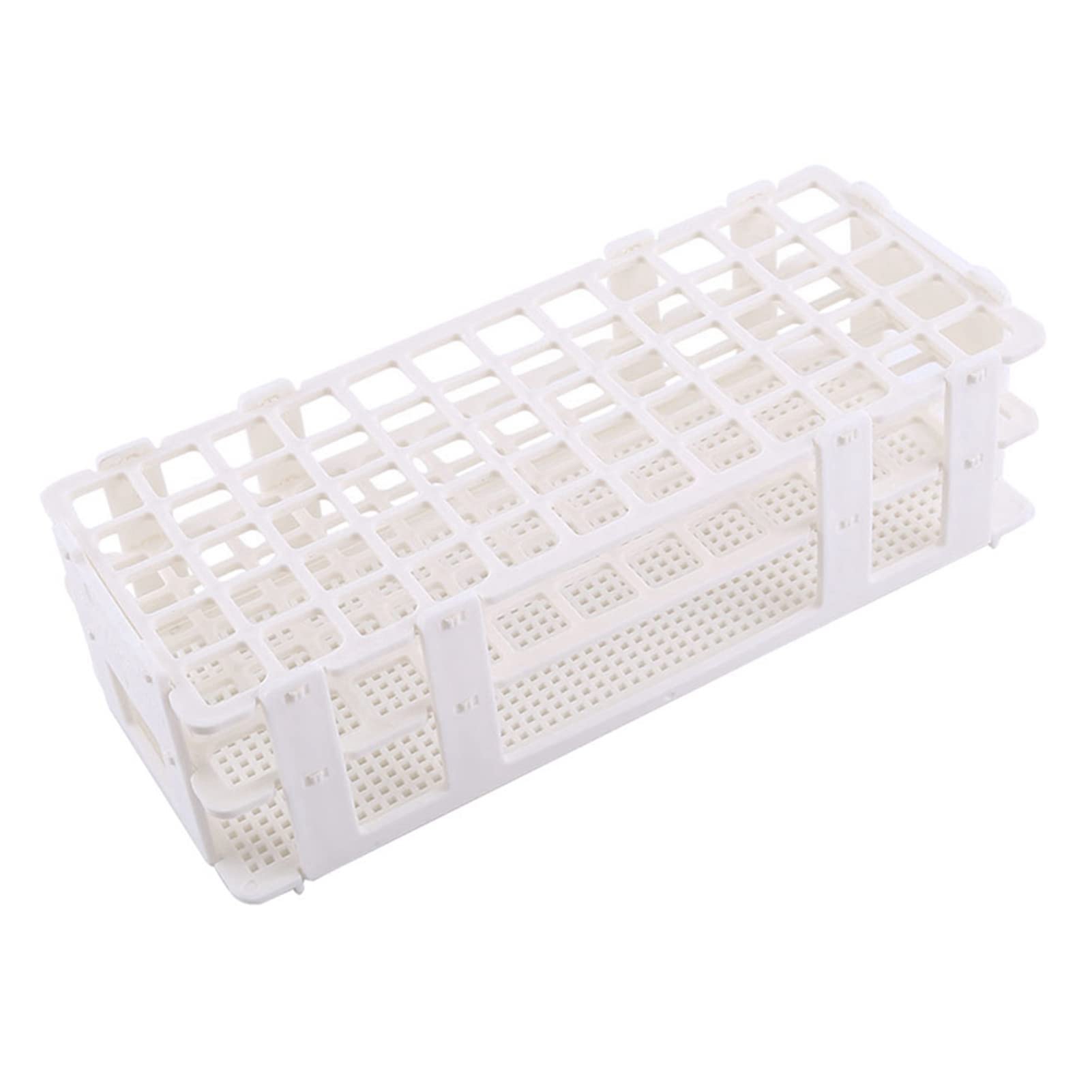 Estante para Tubos de Ensayo, Accesorio de Laboratorio Multiusos de 60 Orificios para Especias, Lápiz Labial, Tienda de Perfumes