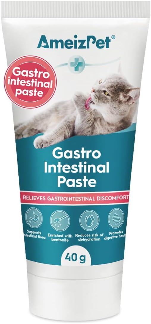 AmeizPet Gastro Intestinal Paste For Cats, Gastro Intestinal Support For Gut Health And Intestinal Flora, Digestive Support Supplement For Cats And Kittens, 40g (1.4 Oz)